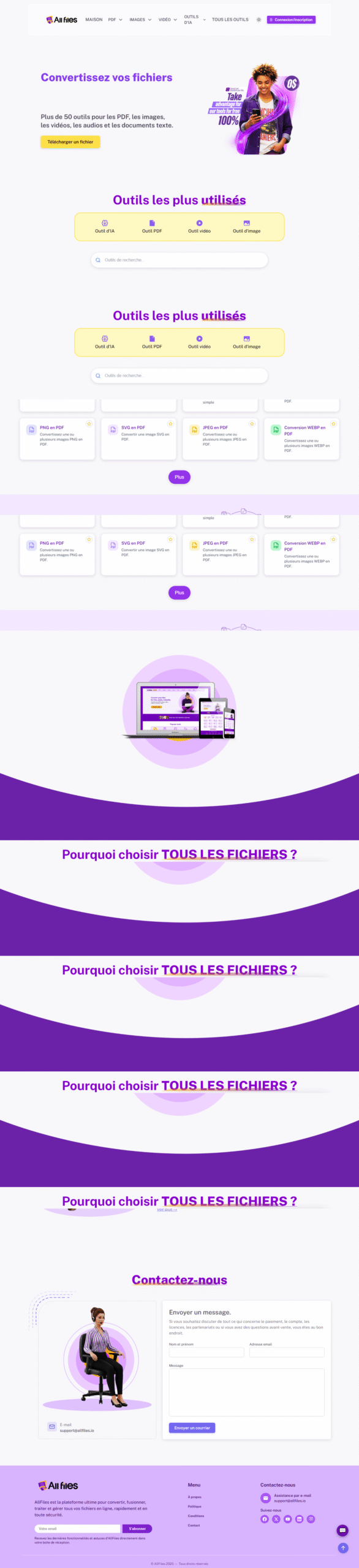 Projet ALL FILES abonnement